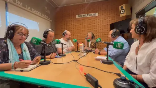 Samuel Ferrando, presidente de la AEVTJ, durante la entrevista en el programa cafè Dröm
