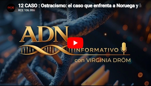 Cabecera del programa ADN Informativo de Virginia Drom sobre el caso de Noruega